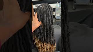 Barrel Twist with a Freestyle Ending locrepair megtheestylist locs locnation memphishair [upl. by Bellamy]