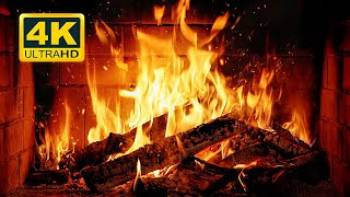 🔥 Cozy Fireplace 4K 12 HOURS Fireplace with Crackling Fire Sounds Crackling Fireplace 4K [upl. by Dawson82]