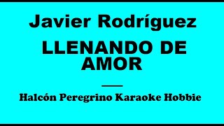 Karaoke  Javier Rodríguez  Llenando de amor Telenovela Esmeralda [upl. by Harac]