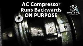 This AC Compressor Runs Backward ON PURPOSE [upl. by Saunder871]