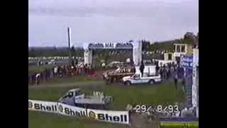 Ronny Larsson wins Swedish Rallycross Championship 1993 at Kinnekulle Ring Götene [upl. by Anirak]