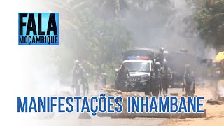 Manifestantes colocaram pneus em chamas e pedras condicionando a circulação na EN1 PortalFM24 [upl. by Dorran]