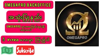 Omegapro Dashboard Explain အိုမီဂါပရို back office အကြောင်းရှင်းပြထားပါတယ် [upl. by Lerraj]