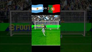 Argentina vs Portugal  FINAL  Penalty shoot  fifa world cup 2026  realistic pes gaming shorts [upl. by Etteluap196]