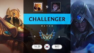 Challenger Match Super Azir vs Super Sylas  KR server Patch 1423 [upl. by Olegnaed691]