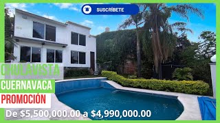 🏡 CHULAVISTA CUERNAVACA ‼️ PROMOCIÓN ✅ MEDIO MILLÓN DE DESCUENTO ‼️ [upl. by Keraj]