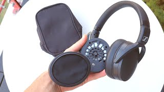 Remove amp Replace Sennheiser HD 450 or MB 360 Ear Pads [upl. by Ymrots]