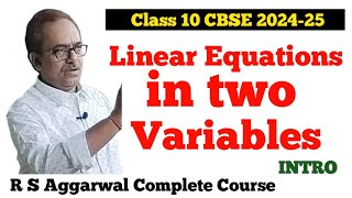 How to Solve Equations  Linear Equations in Two Variables [upl. by Mell381]