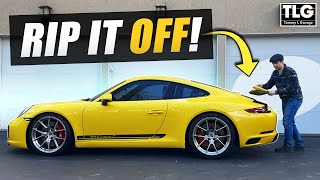 Porsche 911 Rear Spoiler You Did Not Know Existed DIY Install [upl. by Moe347]