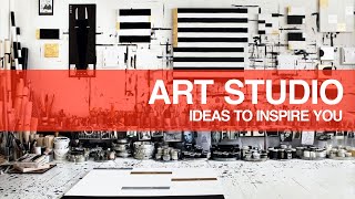 50 Art Studio Ideas From Artists Around The World • Creative Inspirations [upl. by Evetta]