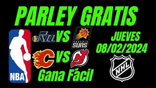 🔥Pronósticos Deportivos NBA y NHL Jueves 08022024 Picks NBA Jugada Imperdible 4 Equipos👍 [upl. by Mellisa]