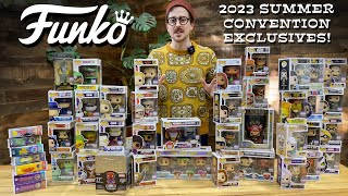 Funko Summer Convention 2023 Exclusives  Popcultcha [upl. by Ynagoham]