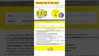 Science Olympiad Question Paper set B with Answer key Class 4shorts nso nsoclass4 grade4 [upl. by Renny]