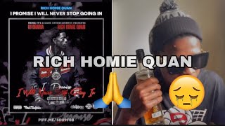 Rest In Peace RICH HOMIE QUAN “Realoaded” Official Audio REACTION [upl. by Weinrich755]