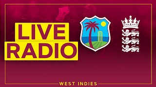 🔴 LIVE RADIO  West Indies v England  1st T20I [upl. by Cigam361]