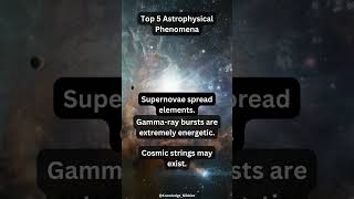 Top 5 Astrophysical Phenomena [upl. by Darej823]