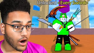 I Unlocked EVERY Sword in One Video Blox Fruits [upl. by Nnyl]