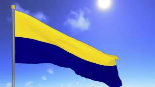 Flag of State of Perlis Perlis Indera Kayangan [upl. by Pietra449]