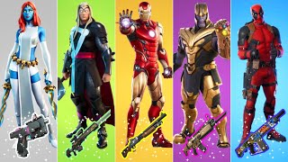 NEW RANDOM MARVEL Skin Challenge in Fortnite [upl. by Kirby64]