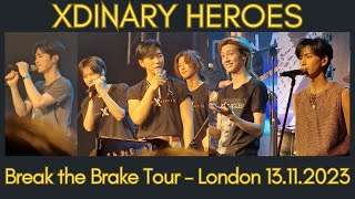 XDINARY HEROES Break the Brake Tour  London 13112023 [upl. by Adnoel]