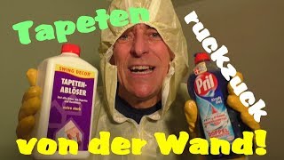 Tapeten leicht entfernen ohne Tapetenablöser oder Spüli foryou live trending viral fyp funny [upl. by Aitnas]