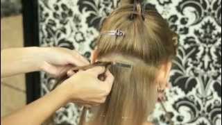 Extensiones adhesivas o de tape [upl. by Helbonia407]