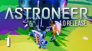 Astroneer Update 10  1  DANCE PARTY  4 Player Gameplay [upl. by Darreg]