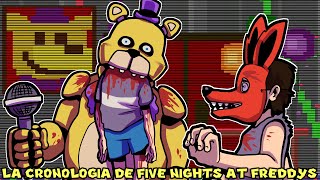 La Historia de Five Nights At Freddys Cronología FNAF PARTE 1  Pepe el Mago [upl. by Ojeitak]