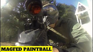 Tippmann TCR  Magfed  Hogback Mountain Paintball [upl. by Nwahsyt]