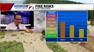 WPRI 12 Weather FireDrought Update with TJ Del Santo on 112024 [upl. by Nigrom]