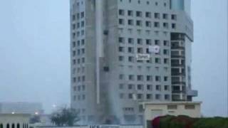 DOHA RYDGES HOTEL DEMOLITION [upl. by Olenolin]