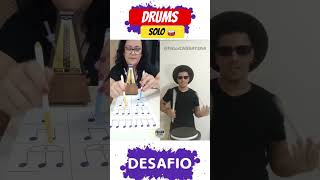 DRUMS SOLO COM FALLCÃO BATERA drummer drums baterista drumslesson shorts [upl. by Knobloch403]