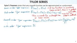 Numerical Methods Lec08 Ch04 Truncation Errors1 Introduction  Taylor Series [upl. by Mady]