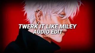 Twerk It Like Miley  Brandon Beal Edit Audio [upl. by Eversole]