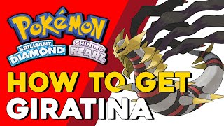 Pokemon Brilliant Diamond amp Shining Pearl How To Get Giratina Legendary Pokemon Pokemon BDSP [upl. by Eyaj248]