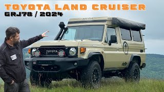 Neuer Toyota Land Cruiser GRJ78 Roomtour  New Alu Cab Hercules 2 [upl. by Lseil]