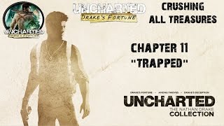 Uncharted Drakes Fortune Crushing Walkthrough Chapter 11 quotTrappedquotNathan Drake Collection [upl. by Orabel]