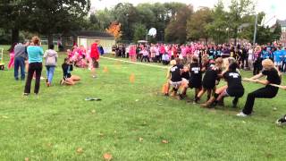 Tug of War 2013 Juniors vs Seniors Girls [upl. by Eade]