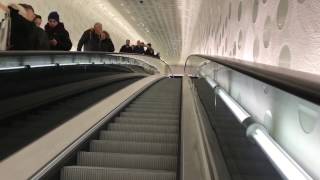 Elbphilharmonie Rolltreppe Hamburg OnRide Tube  World Longest Escalator [upl. by Engedi993]