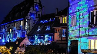 Colmar Christmas At Night  Colmar Christmas Markets  The Magic of Christmas  Walking Tour 4K [upl. by Esenej473]