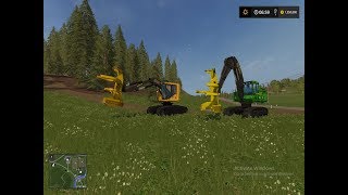 FS17 FDR Feller Buncher Mod Review [upl. by Hallam]