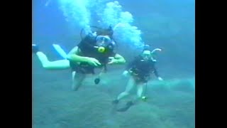 Malta 1994  SCUBA Puppies  🤿 Deep Dive  St Pauls Island [upl. by Burny]