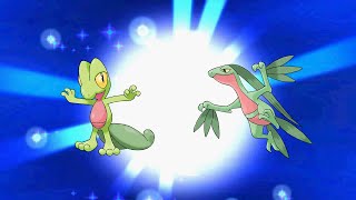 Ashs Treecko evolves into Grovyle Pokémon Emerald [upl. by Ulund]