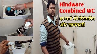 Cistern Repairing Of Hindware Combind WCFlushHindware CisternFlush RepairingBathroomPlumber [upl. by Niret704]