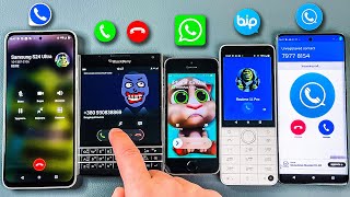 Zangi WhatsApp BiP SkyPhone Incoming Call HTC U23  BlackBerry  iPhone 5s  Xiaomi Qin  Moto [upl. by Obe]