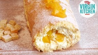 PEACH COBBLER ROULADE RECIPE [upl. by English805]