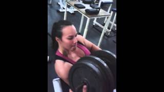 Gabi Vasconcelos  one arm curl iso [upl. by Kam979]