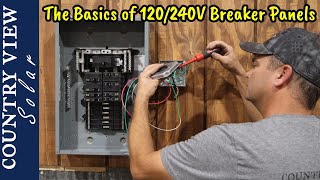 The Basics of 120 240 Volt Breaker Panels [upl. by Rebe702]