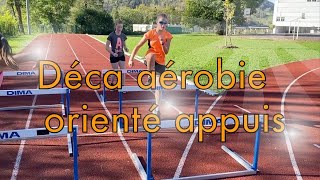 Déca aérobie orienté sur les appuis  EJCA [upl. by Einneg399]