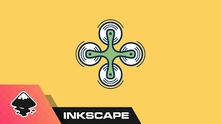 Inkscape for Beginners Drone Icon Vector Tutorial [upl. by Sidoney912]